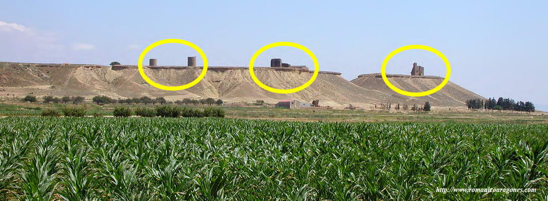 TOZALES CON CONSTRUCCIONES. EN PRIMER PLANO, MAIZAL